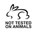 not tested on animal